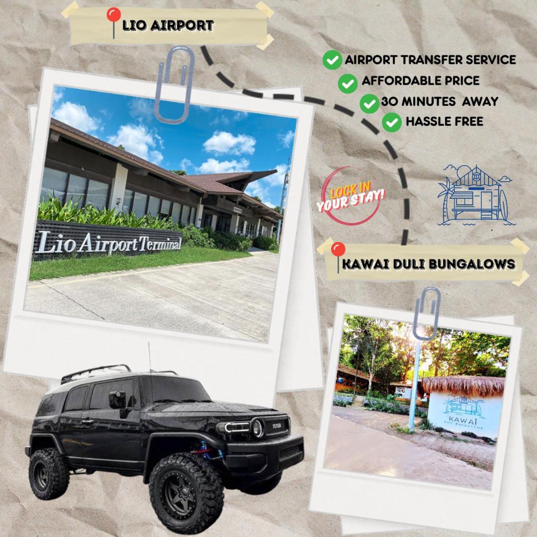 Kawai Duli Bungalows 엘니도 외부 사진